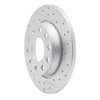 830-73045R Geoperformance Drilled/Slotted Brake Rotor, 2000-2008 Audi/Volkswagen, Position: Rear Right - image 2