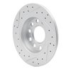 830-73045R Geoperformance Drilled/Slotted Brake Rotor, 2000-2008 Audi/Volkswagen, Position: Rear Right - image 4