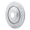 830-73046L Geoperformance Drilled/Slotted Brake Rotor, 2004-2018 Multiple Makes/Models, Position: Rear Left - image 2