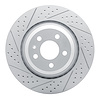 830-73051L Geoperformance Drilled/Slotted Brake Rotor, 2007-2011 Audi/Volkswagen, Position: Rear Left - image 1