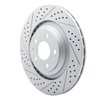 830-73051L Geoperformance Drilled/Slotted Brake Rotor, 2007-2011 Audi/Volkswagen, Position: Rear Left - image 2