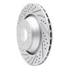 830-73055L Geoperformance Drilled/Slotted Brake Rotor, 2008-2015 Audi/Volkswagen, Position: Rear Left - image 2