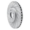 830-73057L Geoperformance Drilled/Slotted Brake Rotor, 2008-2012 Audi/Volkswagen, Position: Front Left - image 2