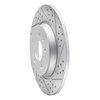 830-73061R Geoperformance Drilled/Slotted Brake Rotor, Fits Select Audi/Volkswagen, Position: Rear Right - image 2