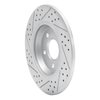 830-73061R Geoperformance Drilled/Slotted Brake Rotor, Fits Select Audi/Volkswagen, Position: Rear Right - image 4