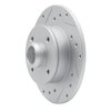 830-74005L Geoperformance Drilled/Slotted Brake Rotor, 1985-2002 Audi/Volkswagen, Position: Rear Left - image 2