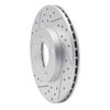830-74006L Geoperformance Drilled/Slotted Brake Rotor, 1986-2008 Audi/Volkswagen, Position: Front Left - image 2