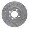 830-74006R Geoperformance Drilled/Slotted Brake Rotor, 1986-2008 Audi/Volkswagen, Position: Front Right - image 1