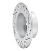 830-74011L Geoperformance Drilled/Slotted Brake Rotor, 1992-2005 Audi/Volkswagen, Position: Rear Left - image 4
