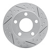 830-74011R Geoperformance Drilled/Slotted Brake Rotor, 1992-2005 Audi/Volkswagen, Position: Rear Right - image 1