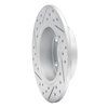 830-74014R Geoperformance Drilled/Slotted Brake Rotor, 1996-2005 Audi/Volkswagen, Position: Rear Right - image 4
