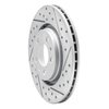 830-74016R Geoperformance Drilled/Slotted Brake Rotor, 1998-2015 Audi/Volkswagen, Position: Front Right - image 2