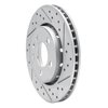830-74022R Geoperformance Drilled/Slotted Brake Rotor, 2000-2006 Audi/Volkswagen, Position: Rear Right - image 2