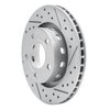 830-74023R Geoperformance Drilled/Slotted Brake Rotor, 1999-2005 Audi/Volkswagen, Position: Rear Right - image 2