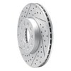 830-74028L Geoperformance Drilled/Slotted Brake Rotor, Fits Select Audi/Volkswagen, Position: Front Left - image 2