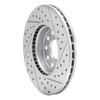 830-74028L Geoperformance Drilled/Slotted Brake Rotor, Fits Select Audi/Volkswagen, Position: Front Left - image 4