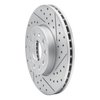830-74028R Geoperformance Drilled/Slotted Brake Rotor, Fits Select Audi/Volkswagen, Position: Front Right - image 2