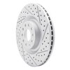 830-74029R Geoperformance Drilled/Slotted Brake Rotor, 2006-2013 Audi/Volkswagen, Position: Front Right - image 2