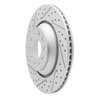 830-74030L Geoperformance Drilled/Slotted Brake Rotor, Fits Select Audi/Volkswagen, Position: Rear Left - image 2