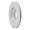 830-74030R Geoperformance Drilled/Slotted Brake Rotor, Fits Select Audi/Volkswagen, Position: Rear Right - image 4