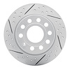 830-74033L Geoperformance Drilled/Slotted Brake Rotor, 2010-2019 Audi/Volkswagen, Position: Rear Left - image 1