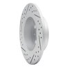 830-74033R Geoperformance Drilled/Slotted Brake Rotor, 2010-2019 Audi/Volkswagen, Position: Rear Right - image 4