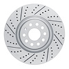 830-74034L Geoperformance Drilled/Slotted Brake Rotor, Fits Select Multiple Makes/Models, Position: Front Left - image 1