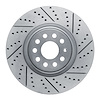 830-74034R Geoperformance Drilled/Slotted Brake Rotor, Fits Select Multiple Makes/Models, Position: Front Right - image 1