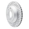 830-74048L Geoperformance Drilled/Slotted Brake Rotor, 2003-2018 Multiple Makes/Models, Position: Rear Left - image 2