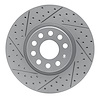 830-74053L Geoperformance Drilled/Slotted Brake Rotor, Fits Select Multiple Makes/Models, Position: Front Left