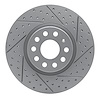 830-74053R Geoperformance Drilled/Slotted Brake Rotor, Fits Select Multiple Makes/Models, Position: Front Right - image 1