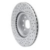830-74053R Geoperformance Drilled/Slotted Brake Rotor, Fits Select Multiple Makes/Models, Position: Front Right - image 4