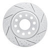 830-74055R Geoperformance Drilled/Slotted Brake Rotor, 2005-2018 Audi/Volkswagen, Position: Rear Right - image 1