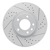 830-74057D Geoperformance Drilled/Slotted Brake Rotor, 2011-2018 Multiple Makes/Models, Position: Left Front - image 1