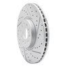 830-74058R Geoperformance Drilled/Slotted Brake Rotor, Fits Select Audi/Volkswagen, Position: Front Right - image 2