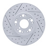830-75005L Geoperformance Drilled/Slotted Brake Rotor, 1992-2010 Lexus/Toyota/Scion, Position: Front Left - image 1
