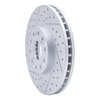 830-75005L Geoperformance Drilled/Slotted Brake Rotor, 1992-2010 Lexus/Toyota/Scion, Position: Front Left - image 2