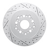 830-75006R Geoperformance Drilled/Slotted Brake Rotor, 1992-2000 Lexus/Toyota/Scion, Position: Rear Right - image 1