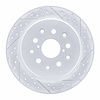 830-75007R Geoperformance Drilled/Slotted Brake Rotor, 1998-2010 Lexus/Toyota/Scion, Position: Rear Right - image 1