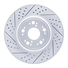830-75008L Geoperformance Drilled/Slotted Brake Rotor, 1995-2000 Lexus/Toyota/Scion, Position: Front Left - image 1