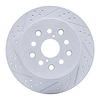 830-75010L Geoperformance Drilled/Slotted Brake Rotor, 2001-2006 Lexus/Toyota/Scion, Position: Rear Left - image 1