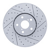 830-75011D Geoperformance Drilled/Slotted Brake Rotor, 2006-2020 Lexus/Toyota/Scion, Position: Right Front - image 1