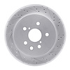 830-75015R Geoperformance Drilled/Slotted Brake Rotor, 2006-2015 Lexus/Toyota/Scion, Position: Rear Right - image 1