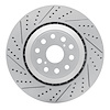 830-75021D Geoperformance Drilled/Slotted Brake Rotor, 2007-2017 Lexus/Toyota/Scion, Position: Rear Left - image 1