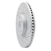 830-75028D Geoperformance Dimpled/Slotted Brake Rotor, 2009-2011 Lexus/Toyota/Scion, Position: Right Front - image 2