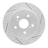 830-75041R Geoperformance Drilled/Slotted Brake Rotor, Fits Select Lexus/Toyota/Scion, Position: Rear Right - image 1