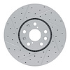 830-75052D Geoperformance Drilled/Slotted Brake Rotor, 2006-2020 Lexus/Toyota/Scion, Position: Left Front - image 1