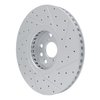 830-75052D Geoperformance Drilled/Slotted Brake Rotor, 2006-2020 Lexus/Toyota/Scion, Position: Left Front - image 4