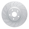 830-76063D Geoperformance Drilled/Slotted Brake Rotor, 1993-1998 Lexus/Toyota/Scion, Position: Right Front - image 1