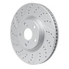 830-76063D Geoperformance Drilled/Slotted Brake Rotor, 1993-1998 Lexus/Toyota/Scion, Position: Right Front - image 2